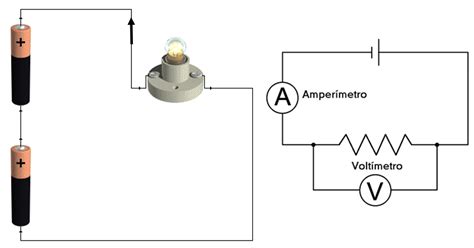 Uma Lampada é Conectada A Duas Pilhas EDUCA