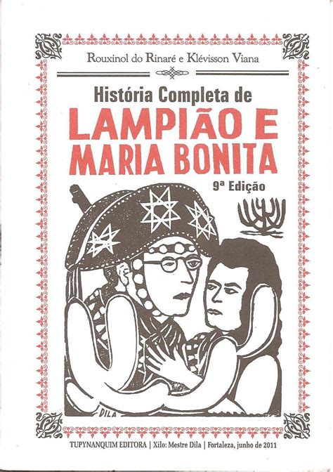 Poster Lampião e Maria Bonita em estilo cordel no Elo7 Graça Floral