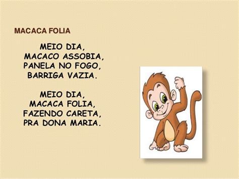 Meio Dia Macaco Assobia Panela No Fogo Barriga Vazia EDUCA