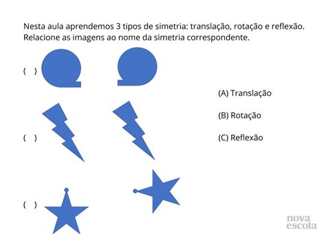 Simetrias De Translação Rotação E Reflexão EDUCA