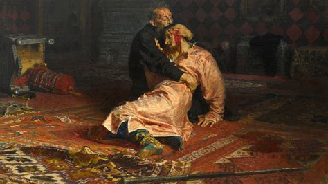 Ivan the Terrible and His Son on the 16th November, 1581, 1885 Print