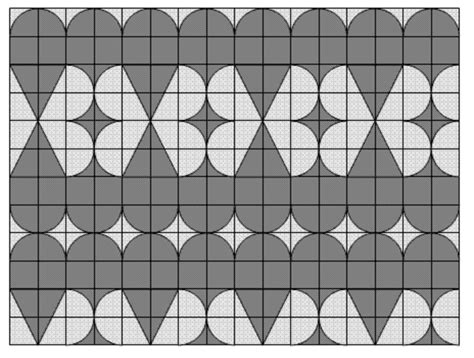 Na fabricação dos azulejos, todos quadrados, que foram usados para