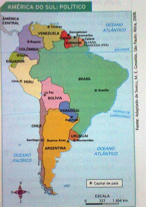 Quais os oceanos banham a América do Sul