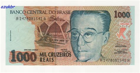 Brasil brazil 1000 cruzeiros reais 1993 pick 24 Vendido en Venta