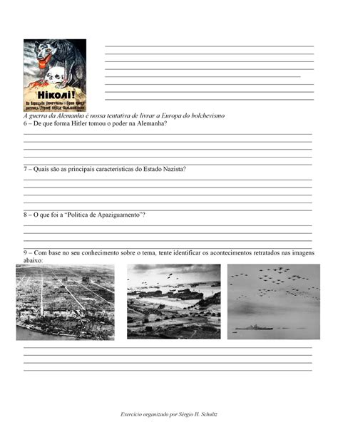 Examen Segunda Guerra Mundial PDF Segunda Guerra Mundial Unión